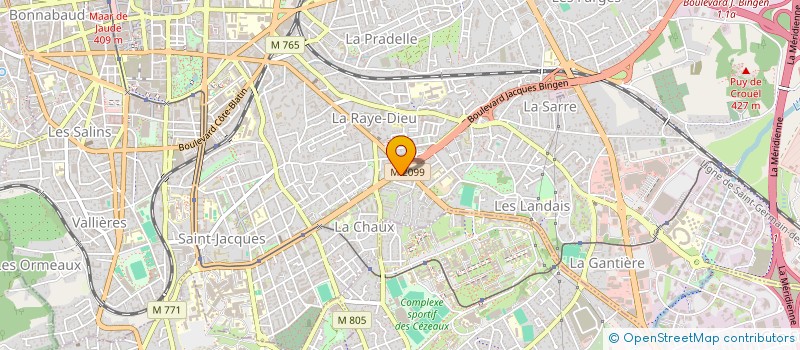localisation de l'entreprise MBA à CLERMONT-FERRAND
