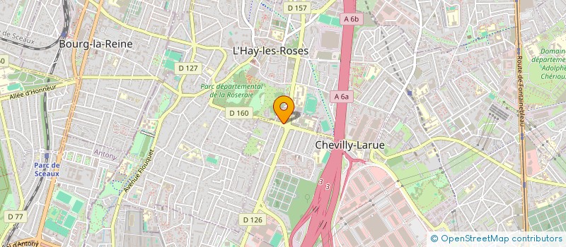 localisation de l'entreprise MBA  CHEVILLY-LARUE