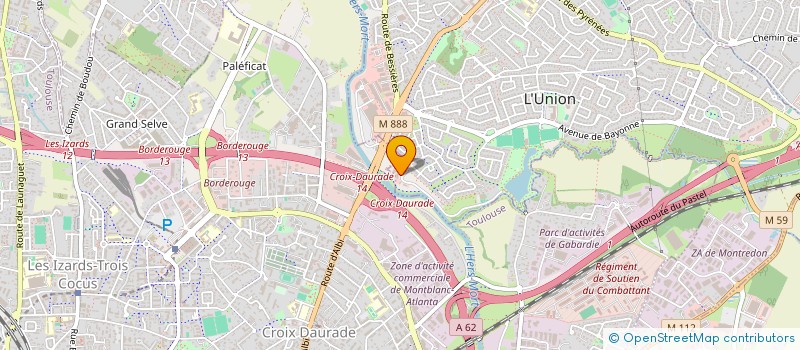 localisation de l'entreprise MBA à L UNION