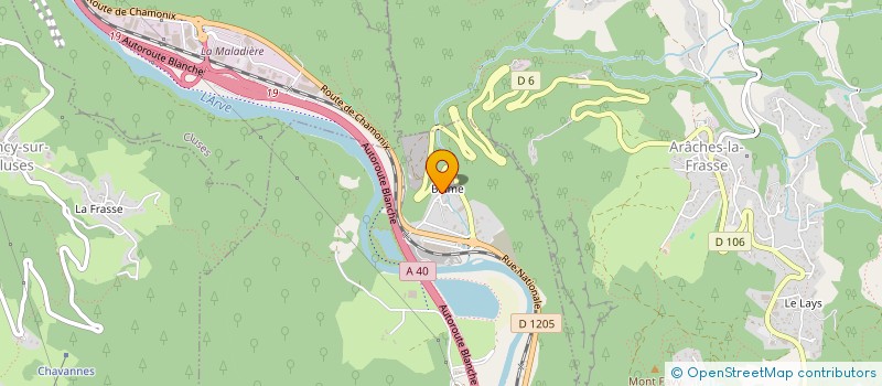 localisation de l'entreprise MBA 74  MAGLAND