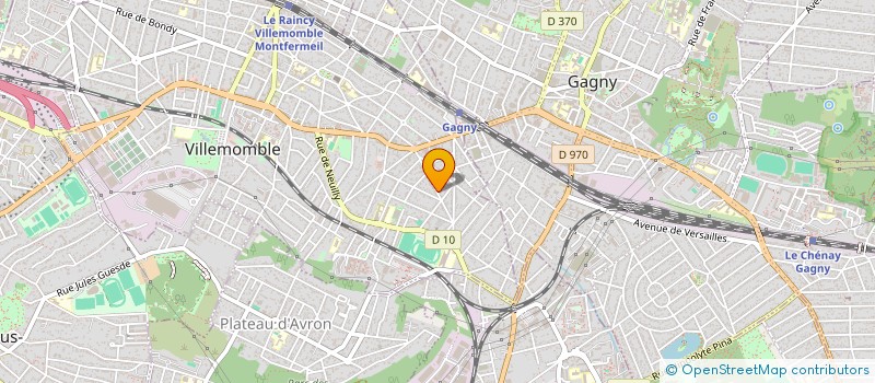localisation de l'entreprise MBA à VILLEMOMBLE