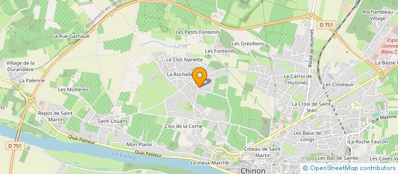 localisation de l'entreprise MBA  CHINON