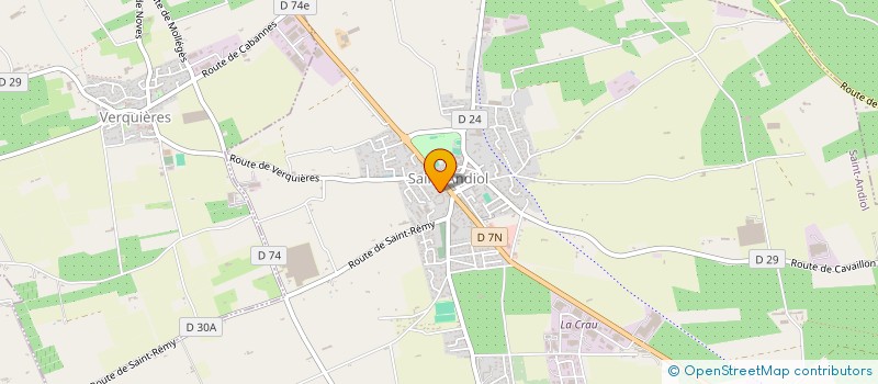 localisation de l'entreprise MBA  SAINT-ANDIOL