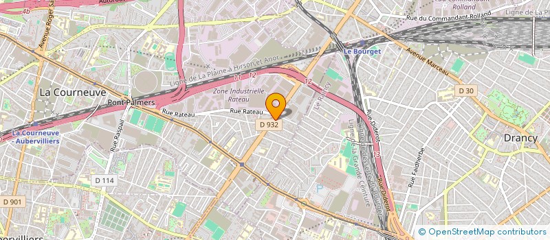 localisation de l'entreprise MBA à LA COURNEUVE