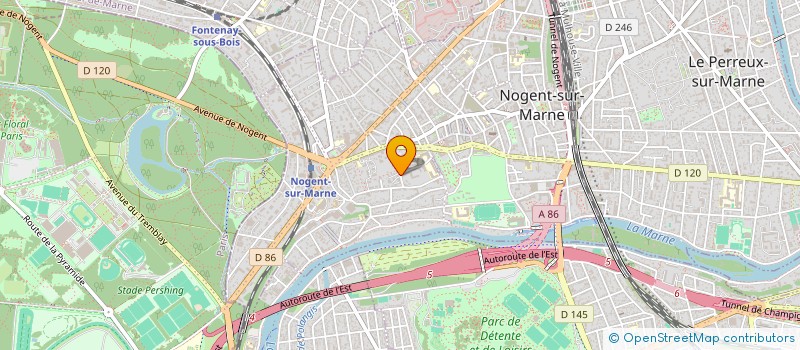 localisation de l'entreprise MBA  NOGENT-SUR-MARNE