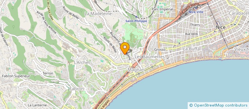 localisation de l'entreprise MBA à NICE