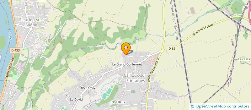 localisation de l'entreprise MBA à CAILLOUX-SUR-FONTAINES