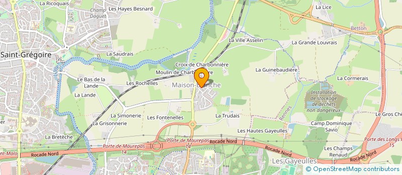 localisation de l'entreprise MBA  SAINT-GREGOIRE