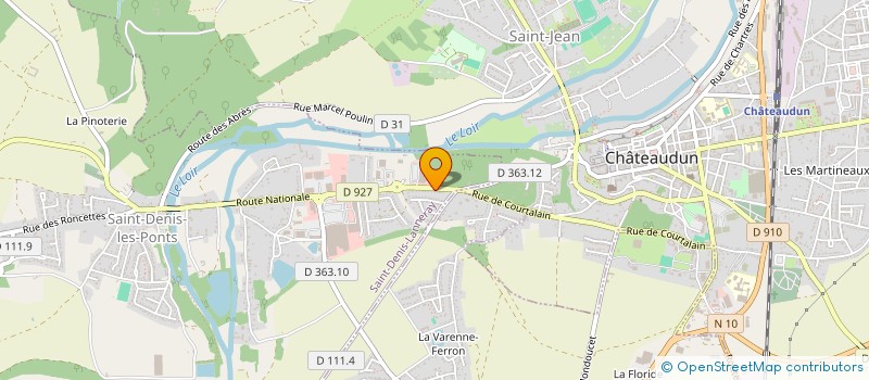 localisation de l'entreprise MBA AUTO à LA CHAPELLE-DU-NOYER