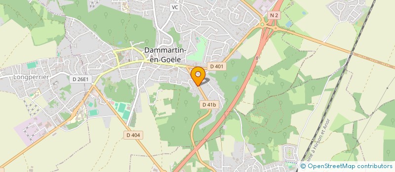 localisation de l'entreprise MBA CONSEIL  DAMMARTIN-EN-GOELE
