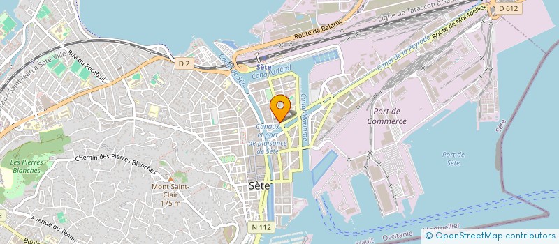 localisation de l'entreprise MBA CONSULT SARL à SETE