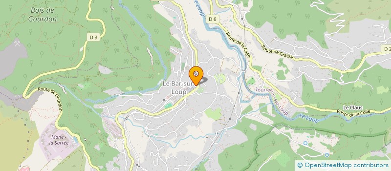 localisation de l'entreprise MBA CONSULTING à LE BAR-SUR-LOUP