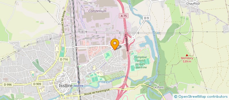 localisation de l'entreprise MBA ISSOIRE  ISSOIRE