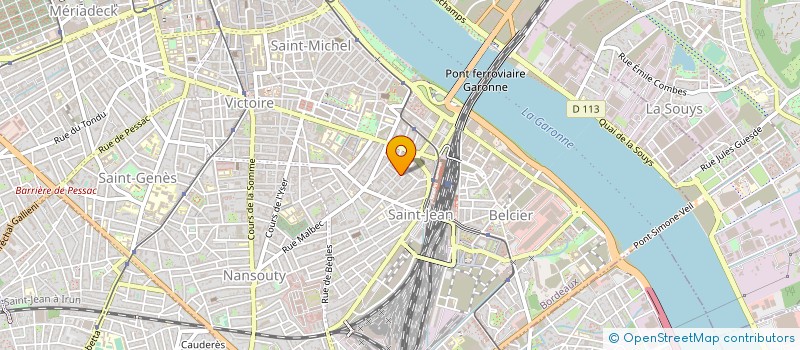 localisation de l'entreprise MBA - MATTHIEU DE BOUSSAC ARCHITECTES  BORDEAUX