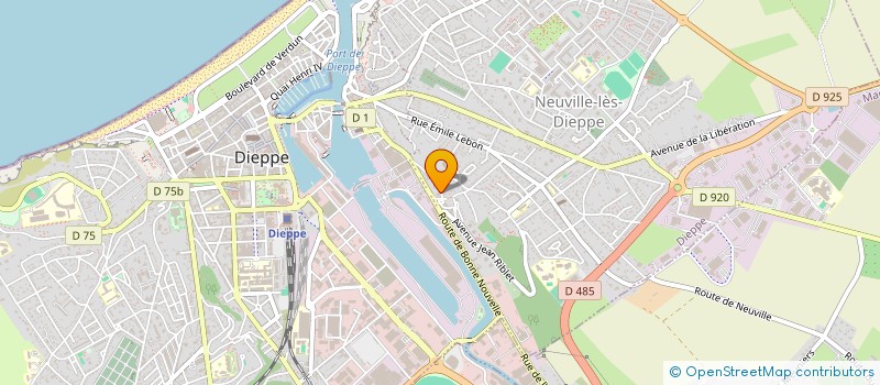 localisation de l'entreprise MBA RENOVATION  DIEPPE