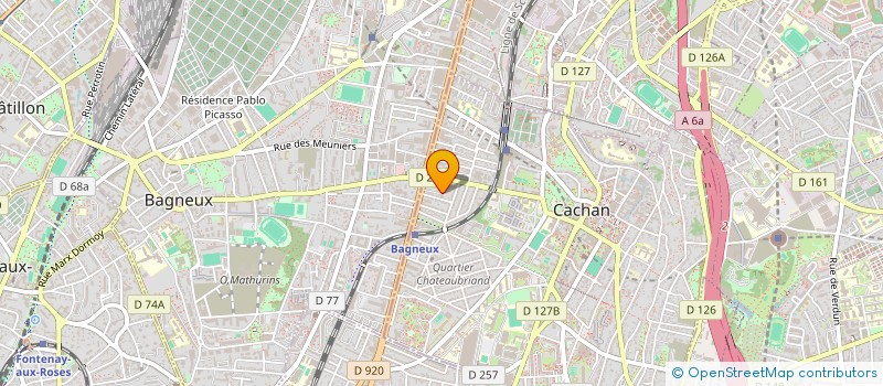 localisation de l'entreprise MBA SEARCH à CACHAN
