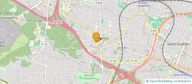 localisation de l'entreprise MBA SERVICES à SANNOIS