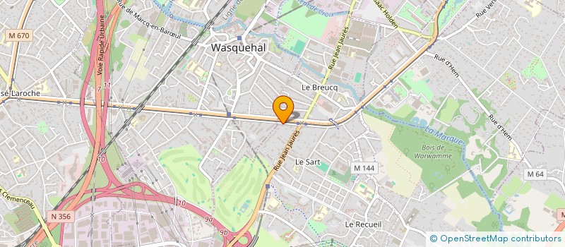 localisation de l'entreprise MBA STRUCTURE à VILLENEUVE D ASCQ
