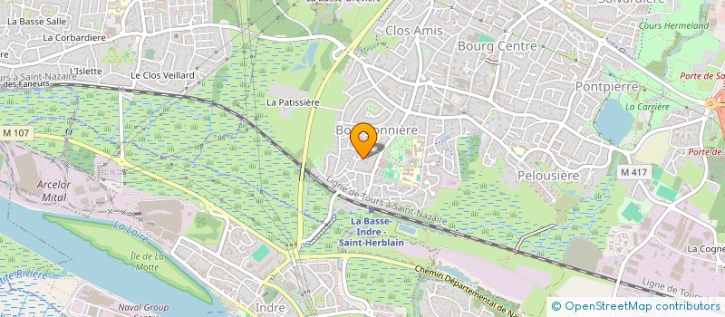 localisation de l'entreprise MBA TAXI  SAINT-HERBLAIN