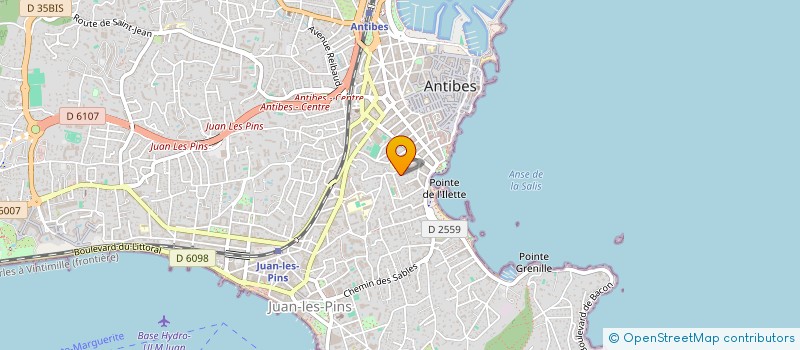 localisation de l'entreprise MBA VALORISATION à ANTIBES