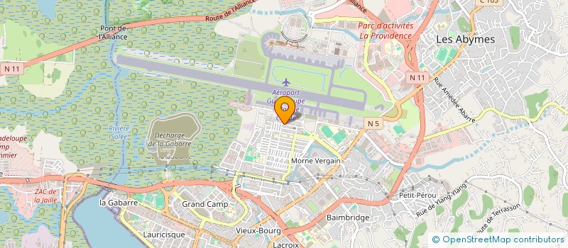 localisation de l'entreprise MBA VISION  LES ABYMES