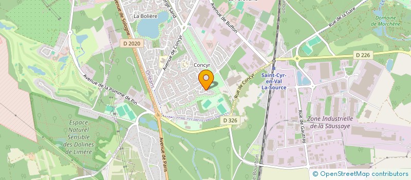 localisation de l'entreprise MBAE CONSEILS à ORLEANS