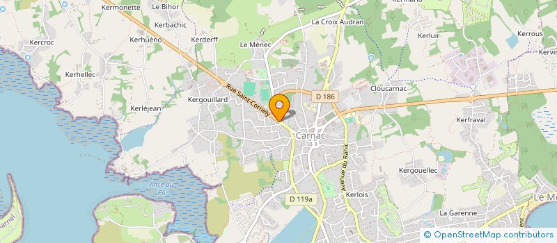 localisation de l'entreprise MBAG  CARNAC