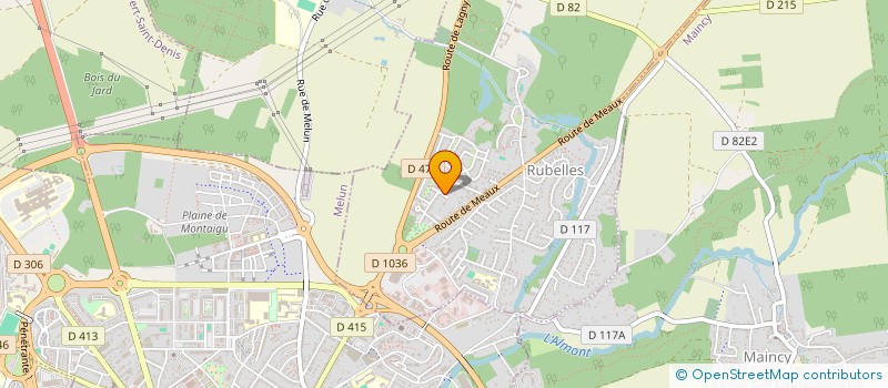 localisation de l'entreprise MBAL CONSULTING  RUBELLES