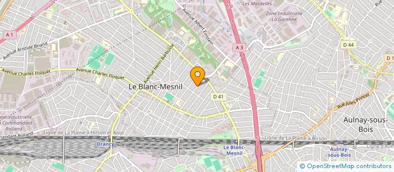 localisation de l'entreprise MBALLO VTC à LE BLANC-MESNIL