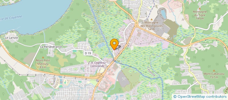 localisation de l'entreprise MBANGOULAP  CAYENNE