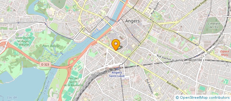 localisation de l'entreprise MBAP à ANGERS