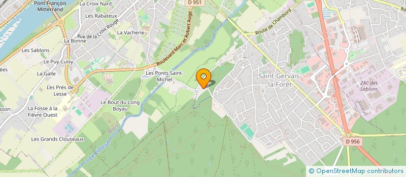 localisation de l'entreprise MBARCH+  SAINT-GERVAIS-LA-FORET