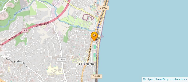 localisation de l'entreprise MBAREK TN à ANTIBES