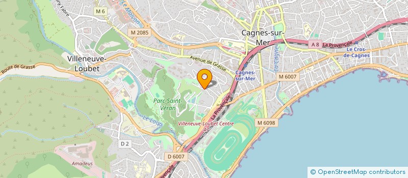 localisation de l'entreprise MBARK à CAGNES-SUR-MER