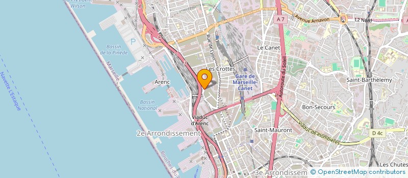 localisation de l'entreprise MBARKI à MARSEILLE