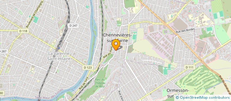 localisation de l'entreprise MBATIMENT à CHENNEVIERES-SUR-MARNE