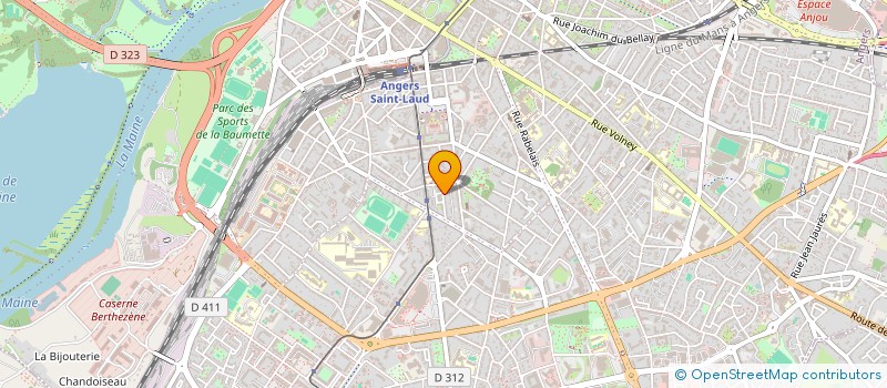 localisation de l'entreprise MBB à ANGERS
