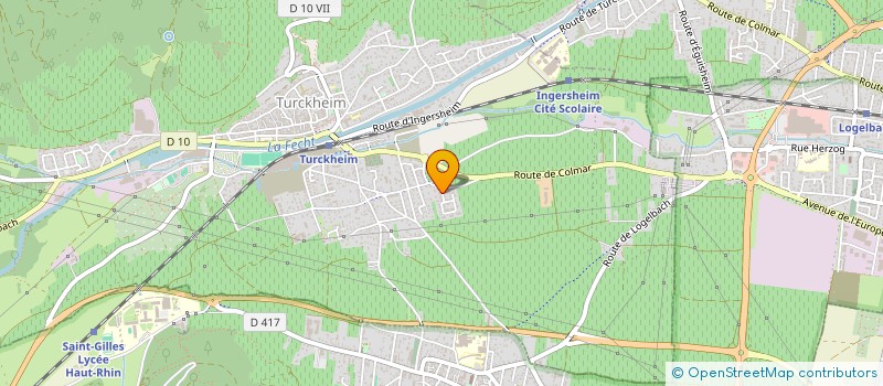 localisation de l'entreprise MBB  TURCKHEIM