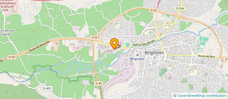 localisation de l'entreprise MBB BRIGNOLES  BRIGNOLES