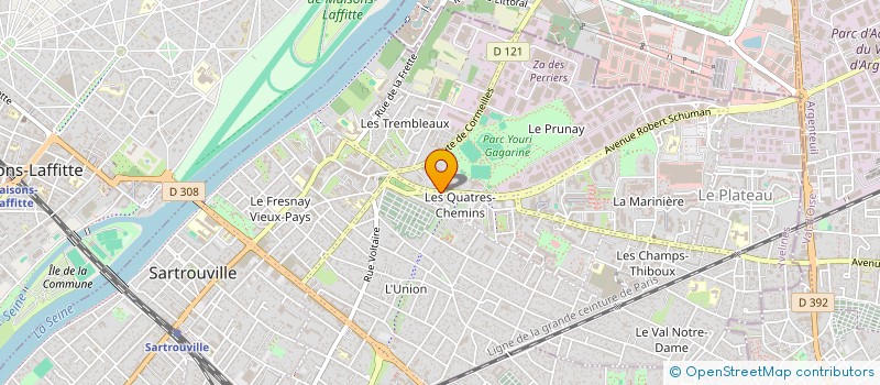 localisation de l'entreprise MBB CONSULTANCY SERVICES  SARTROUVILLE