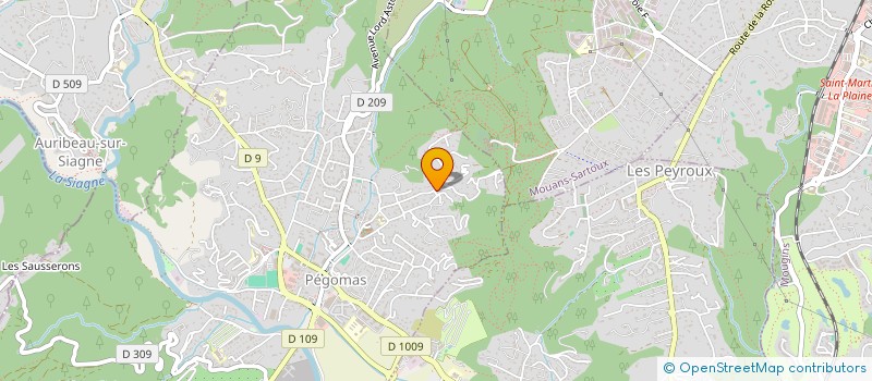 localisation de l'entreprise MBB FAMILY  PEGOMAS