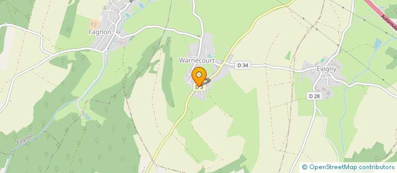 localisation de l'entreprise MBB IMMO  WARNECOURT