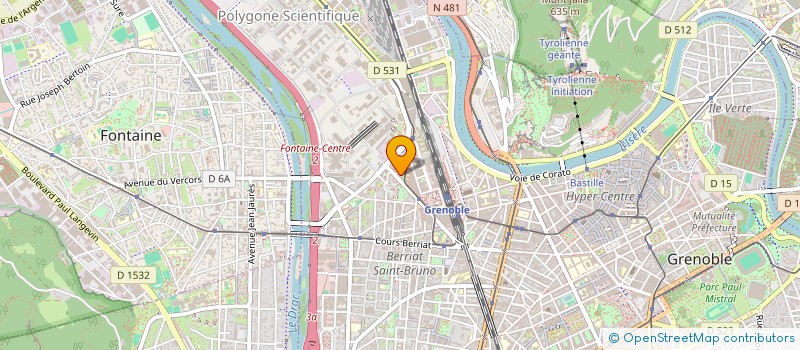localisation de l'entreprise MBBV  GRENOBLE