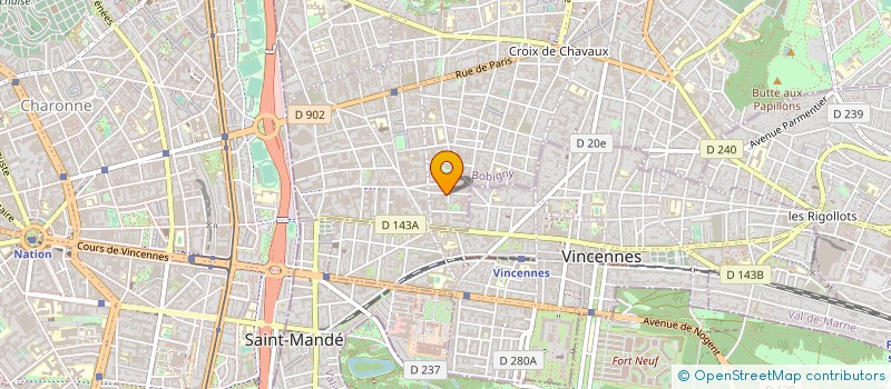 localisation de l'entreprise MBC à MONTREUIL