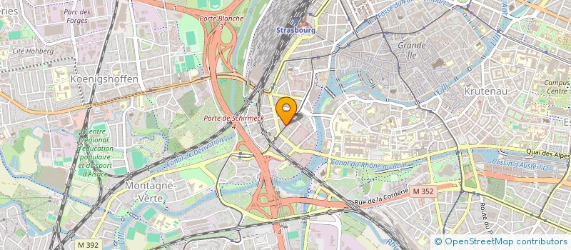 localisation de l'entreprise MBC à STRASBOURG