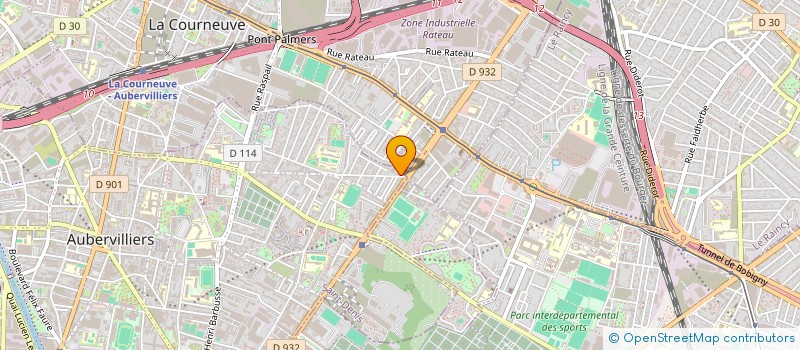 localisation de l'entreprise MBC  AUBERVILLIERS