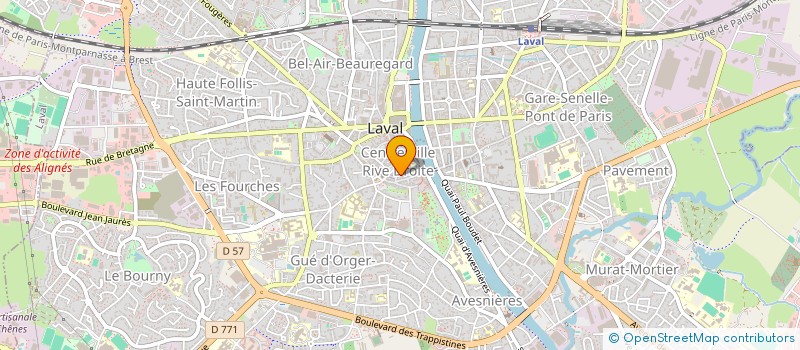 localisation de l'entreprise MBC à LAVAL