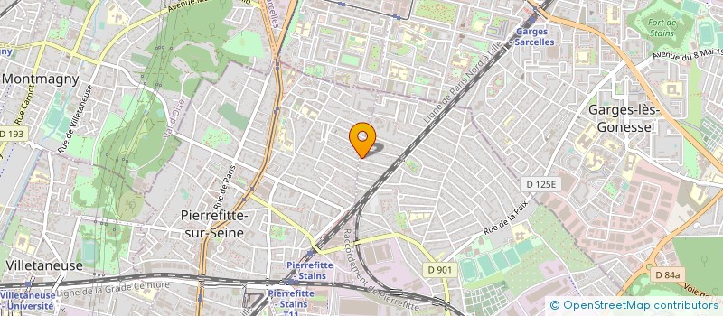 localisation de l'entreprise MBC à STAINS