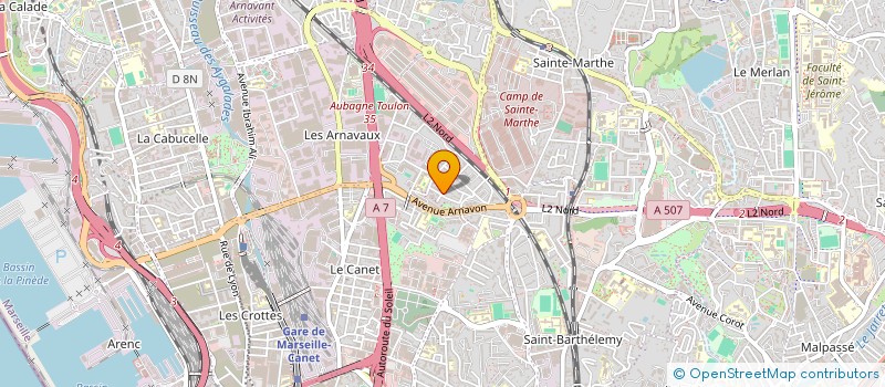 localisation de l'entreprise MBC à MARSEILLE