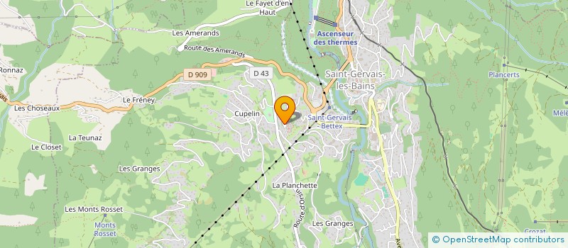 localisation de l'entreprise MBC à SAINT-GERVAIS-LES-BAINS